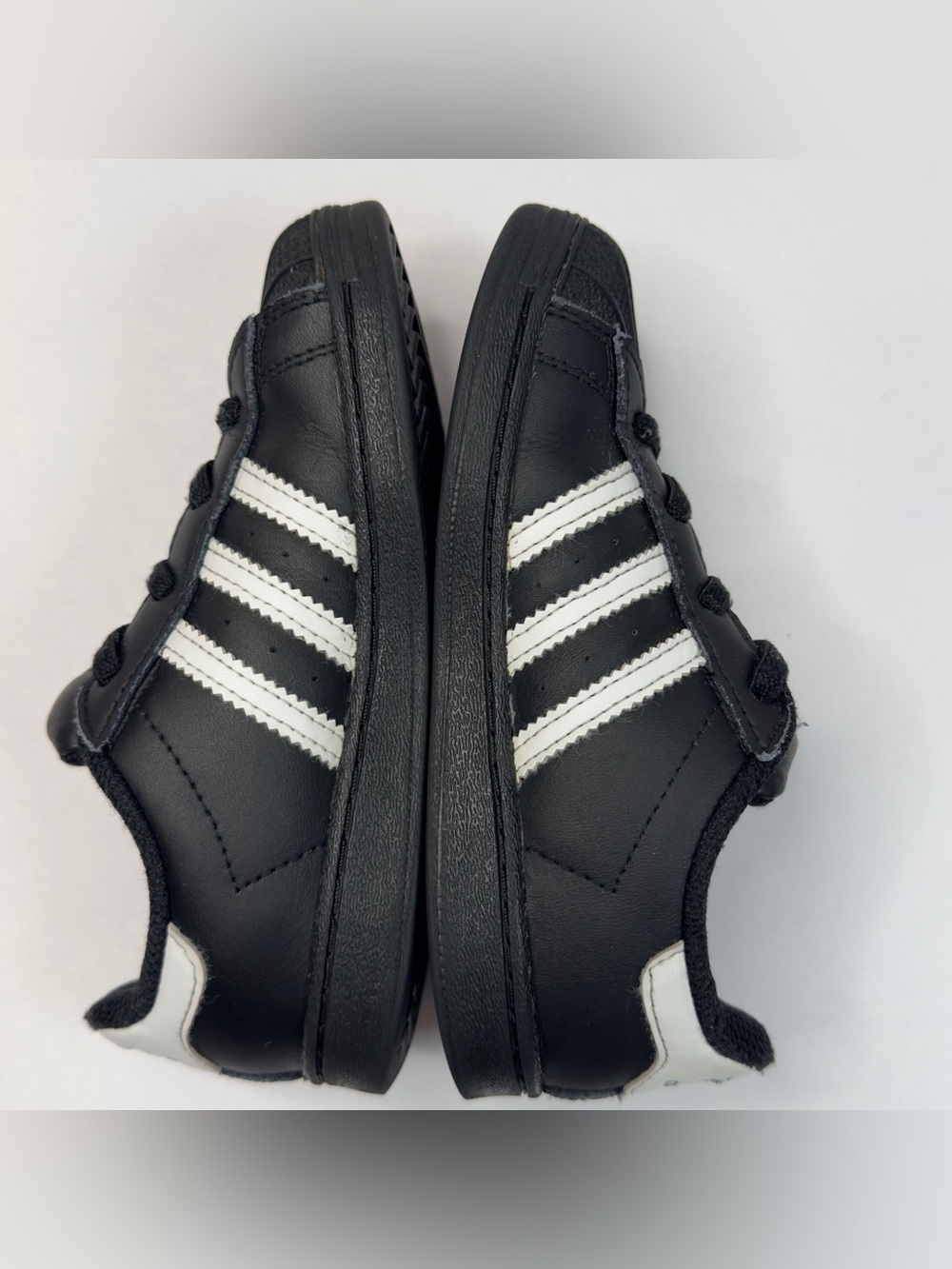 Toddler Kids Sneakers Shoes Adidas Superstar EL I  EF5396 Black Size 10K Black - Picture 9 of 11